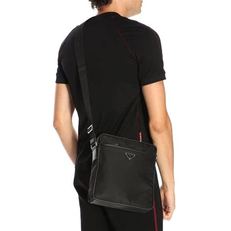 prada shoulder bag men